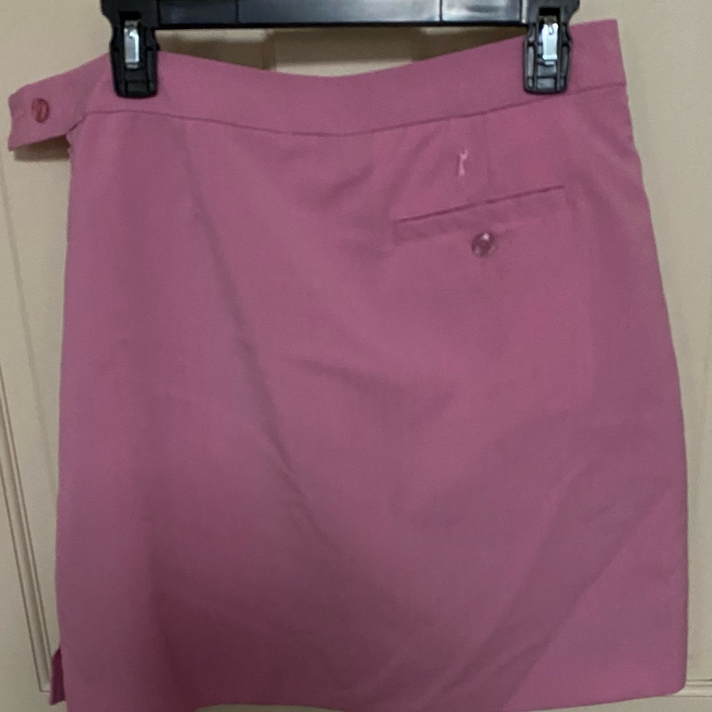 Womens pink golf skort